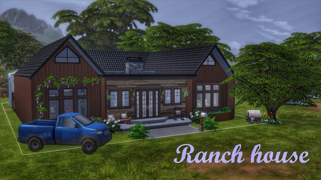 Family ranch hause │No CC The Sims 4: Speed Build │Stop motion