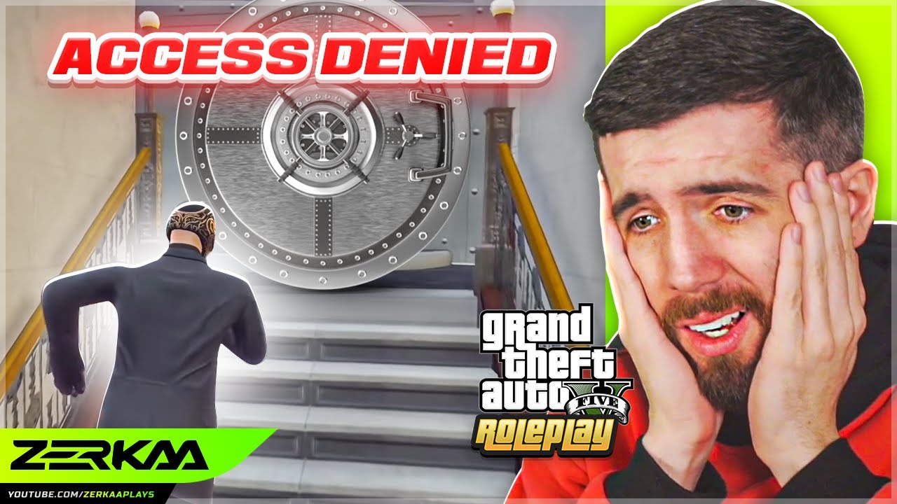 ROBBING THE VAULT *GONE WRONG* In GTA 5 RP!