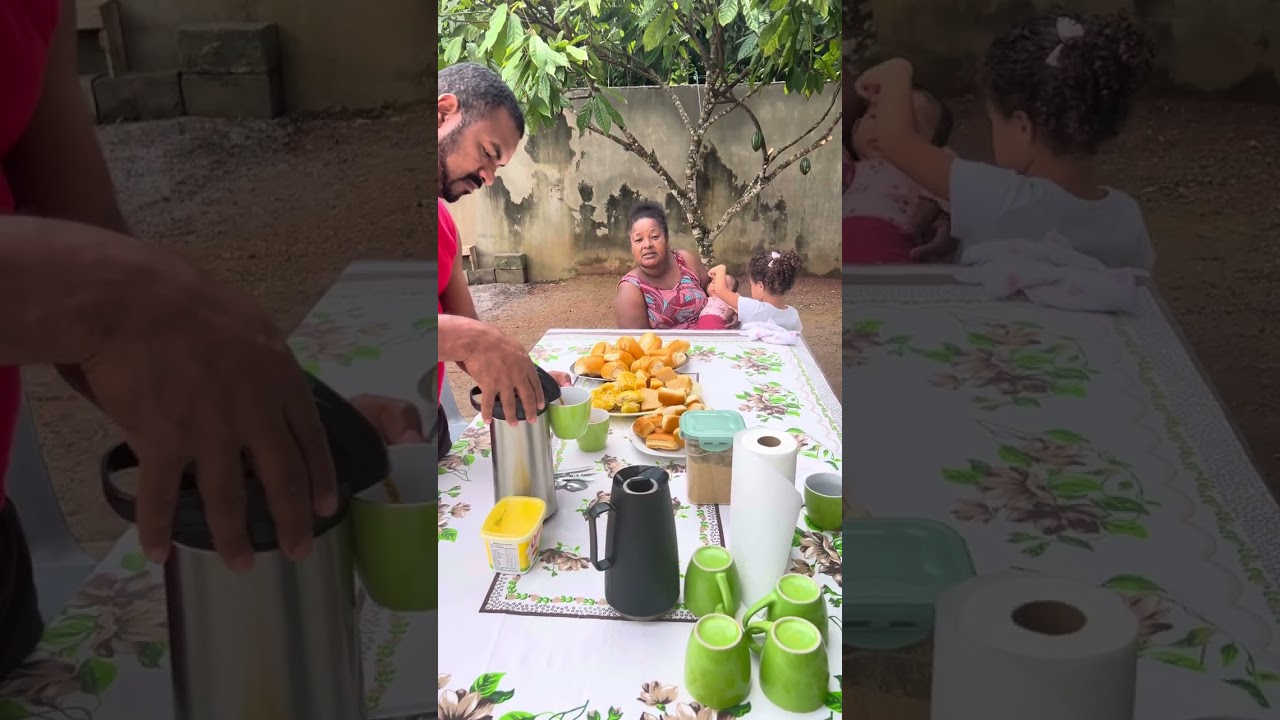 Café da manhã na Roça em Família…Que maravilha!
