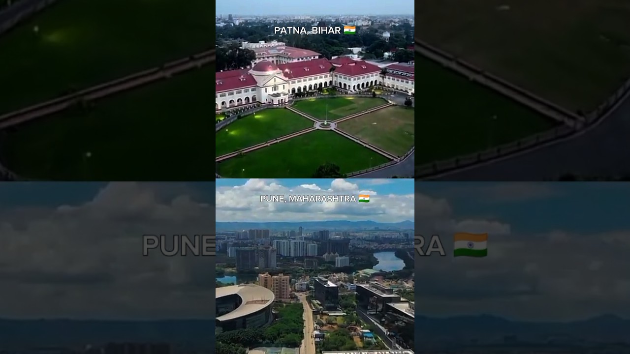 PATNA, BIHAR 🇮🇳 VS PUNE, MAHARASHTRA 🇮🇳 | CITY EXPLORING | SKYVIEW SHUBHO