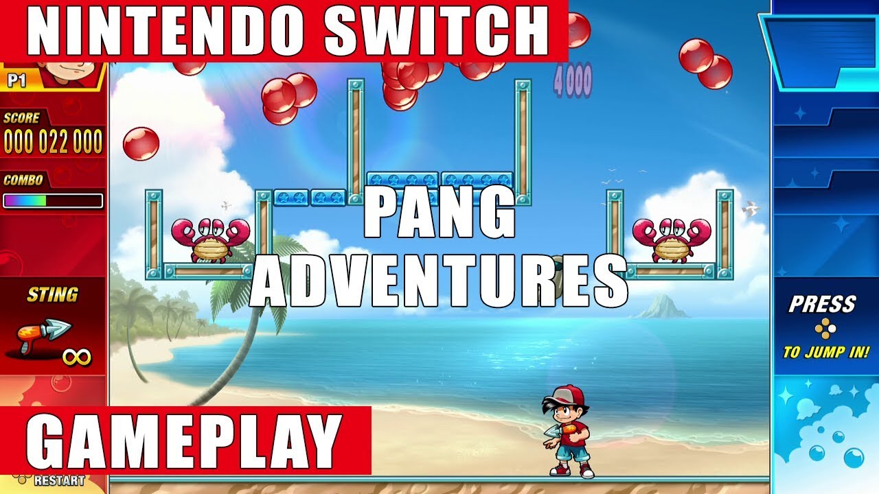 Pang Adventures Nintendo Switch Gameplay