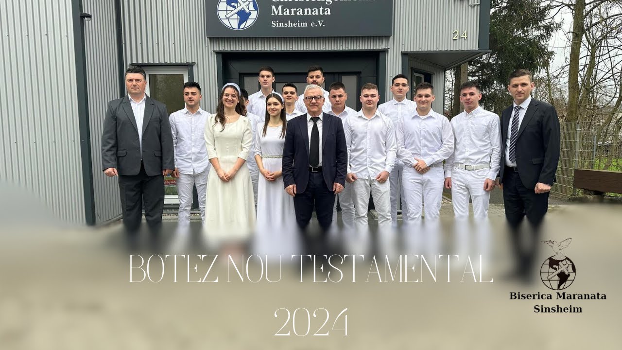 Botez Nou Testamental - Biserica Maranata Sinsheim