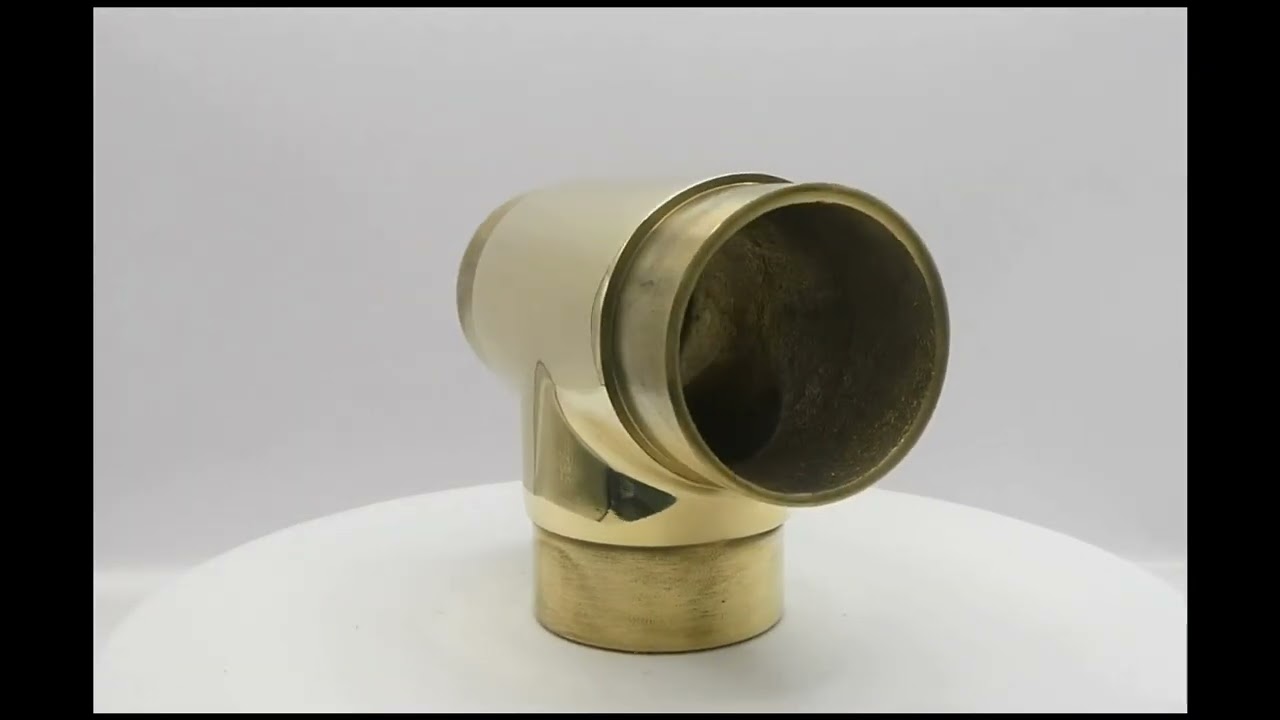 310  Brass Tee - Solid Brass Tee | NZ Handrail Fittings