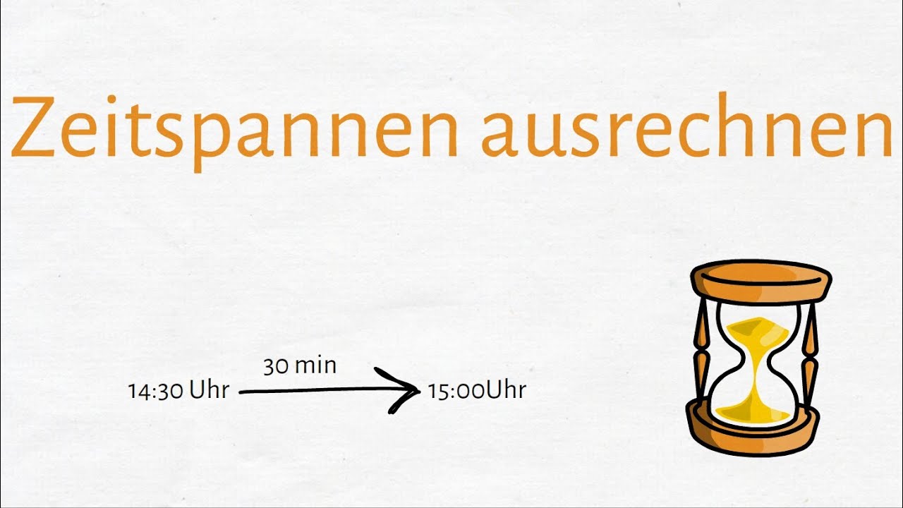 Zeitspannen Klasse 2