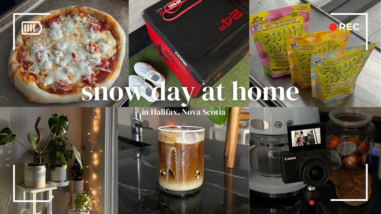 SNOWY DAY in Halifax | gym, groceries, making granola, chatting, FRUIT RIOT in Canada?!