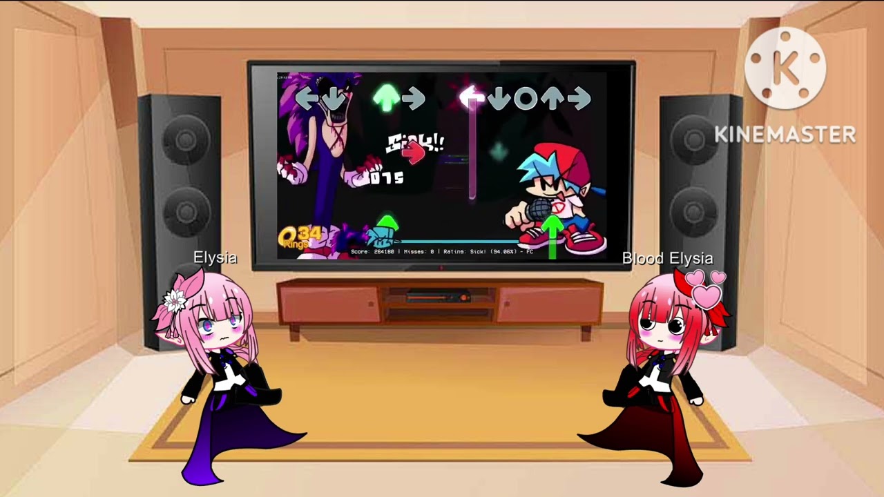 Elysia & Blood Elysia Reacts to Triple Run V1 