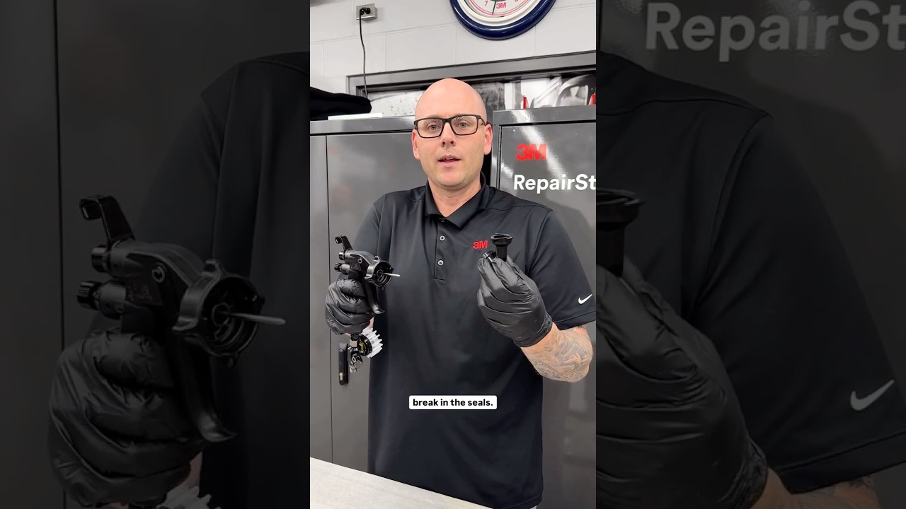 Struggling to snap on a fresh nozzle? #performancespraygun #carpainting #collisionrepair