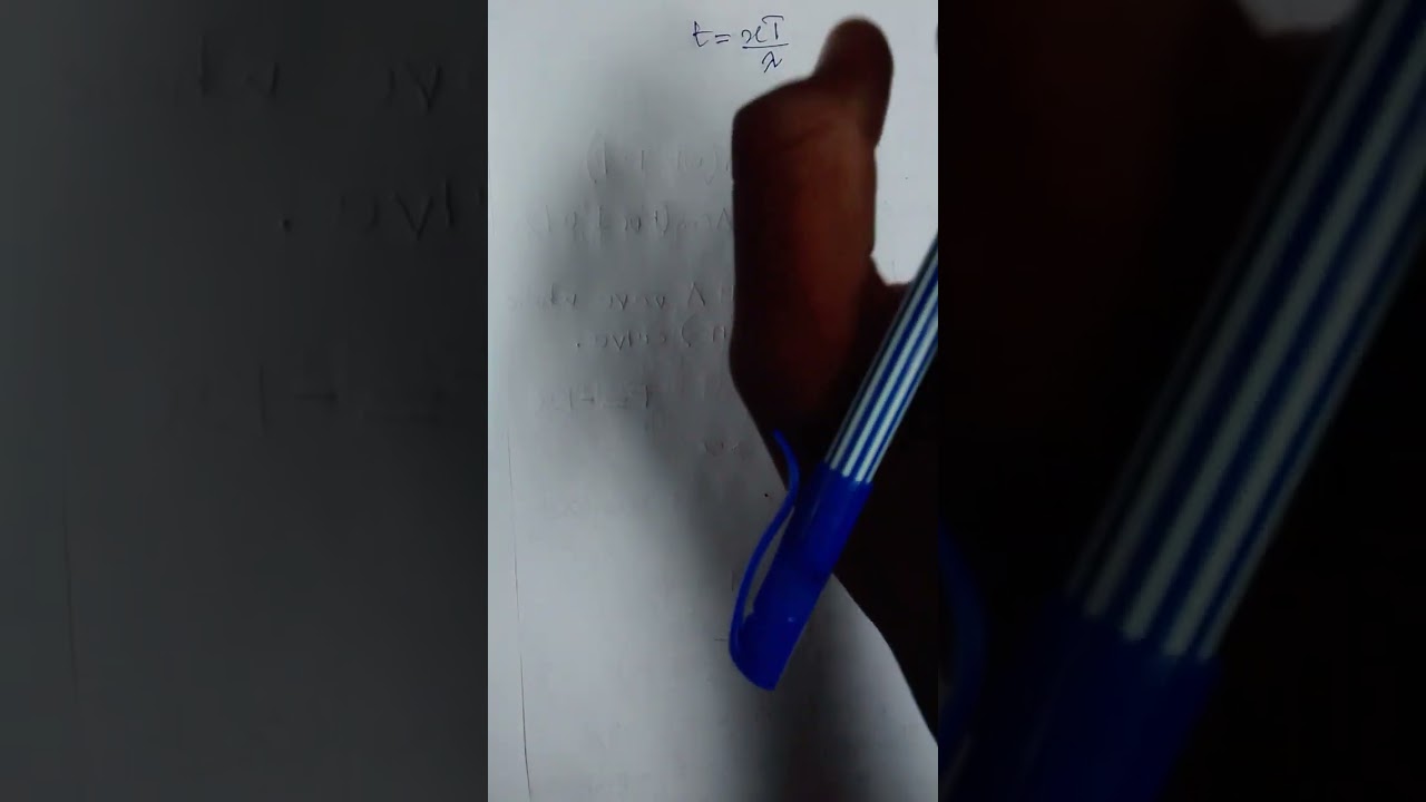 Equations of the Progressive waves 🌊🌊