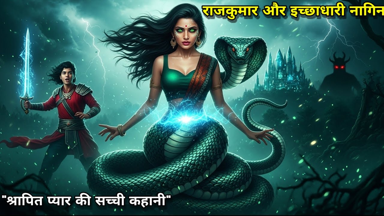 इच्छाधारी नागिन और राजकुमार का प्यार | श्राप, मणि और नागलोक की रहस्यमयी कहानी | Hindi  Moral Story