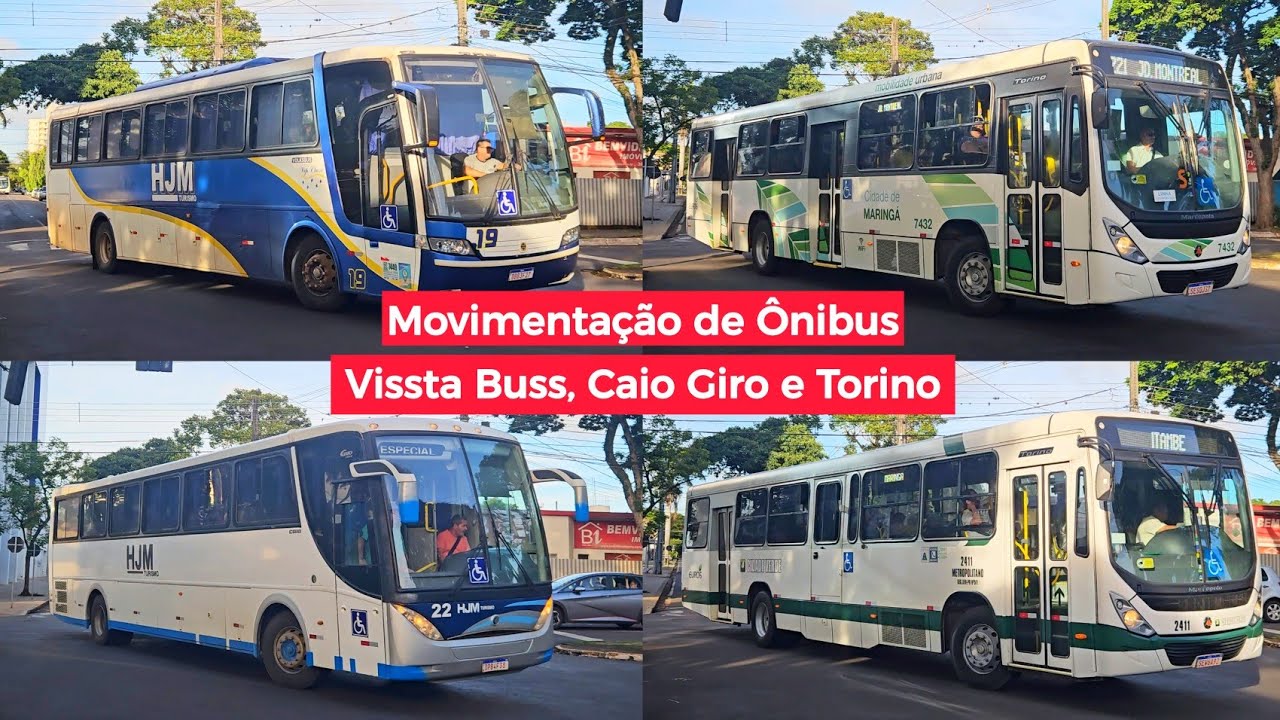 MOVIMENTA&Ccedil;&Atilde;O de &Ocirc;NIBUS em MARING&Aacute;/PR!!! MUITOS MODELOS DE &Ocirc;NIBUS