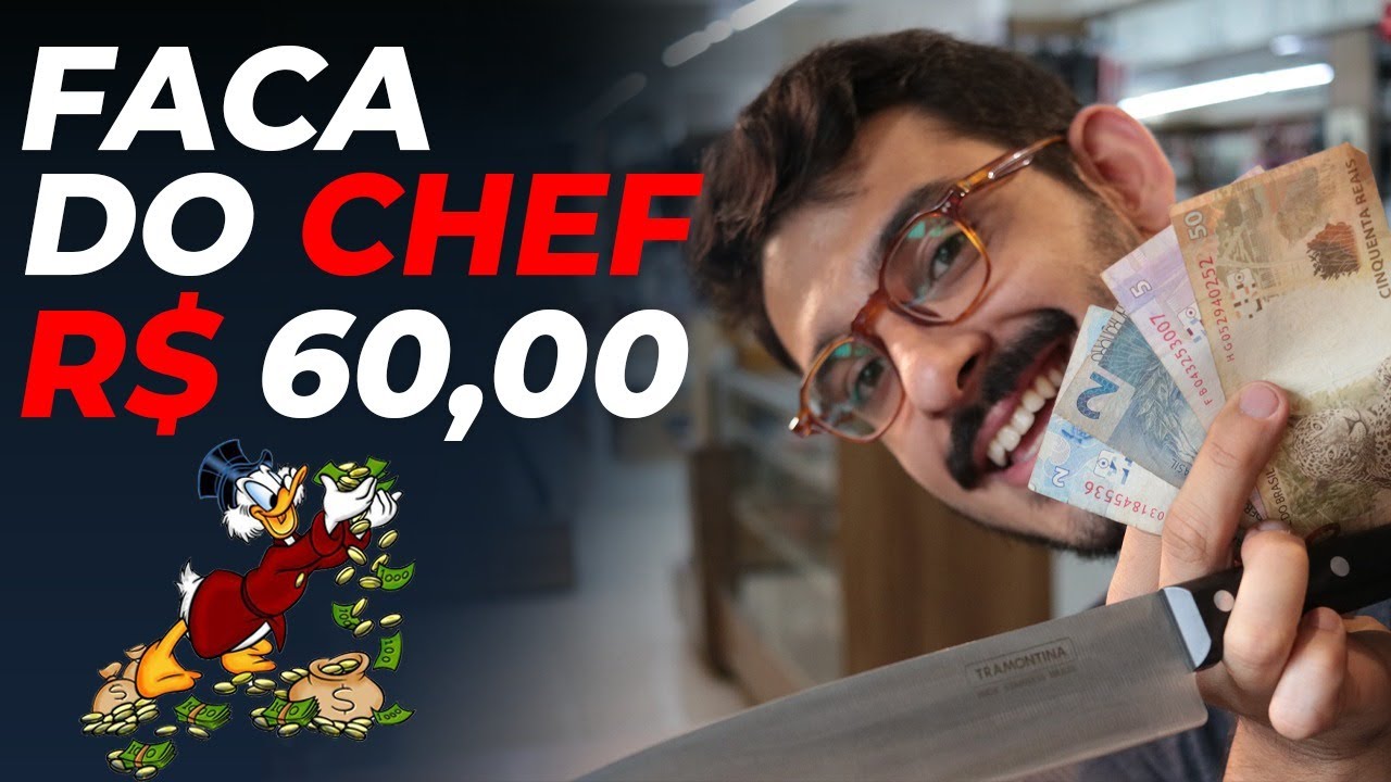 As 4 melhores facas do chef (baratas) até R$ 60