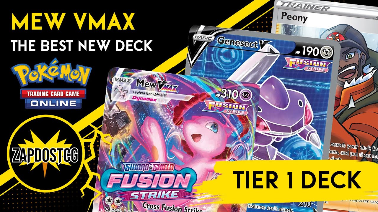 Mew VMAX Deck With Genesect V Is The New BEST Deck from Fusion Strike (Pokemon TCG)