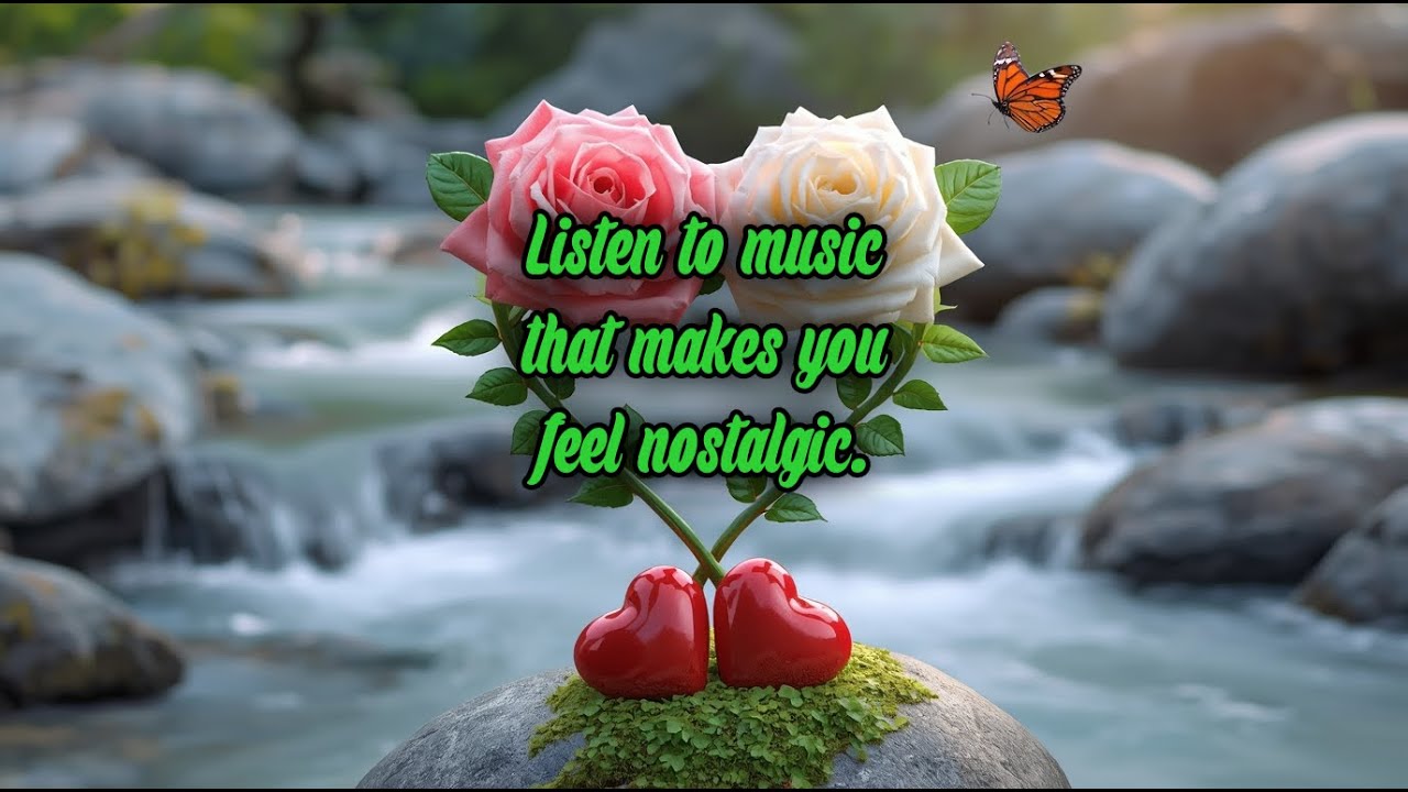 Listen to music that makes you feel nostalgic