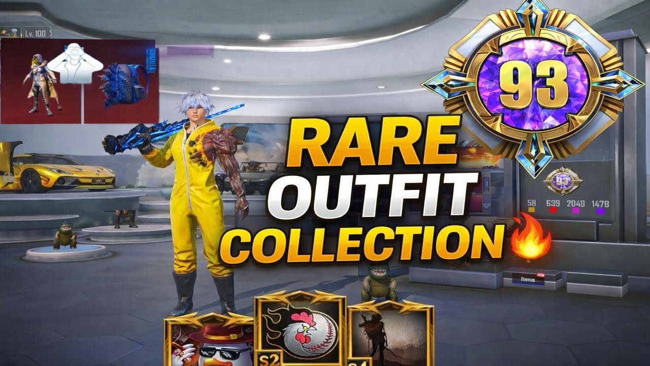 PUBG Mobile Rare Outfit Collection 🔥 Exclusive Inventory Showcase | Elite Skins & Outfits 😱😱
