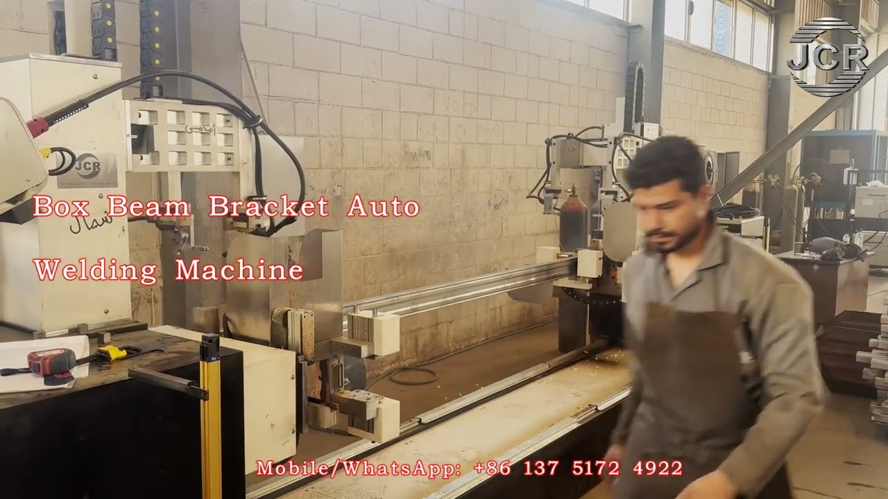 Box Beam Bracket Auto Welding Machine For Heavy Duty Metal Storage Pallet Rack System #palletrack
