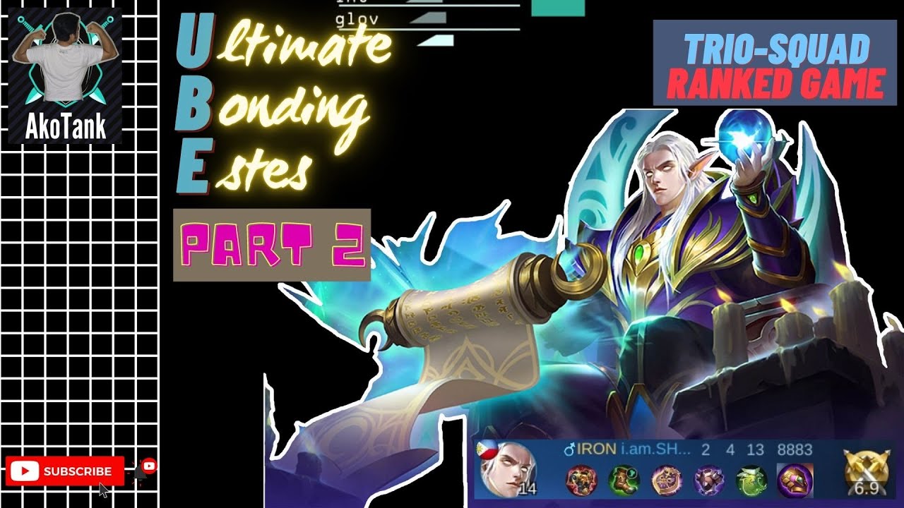Estes Gameplay | Make your teammates UNKILLABLE! | UBE strategy in TRIO Ranked Game | MLBB