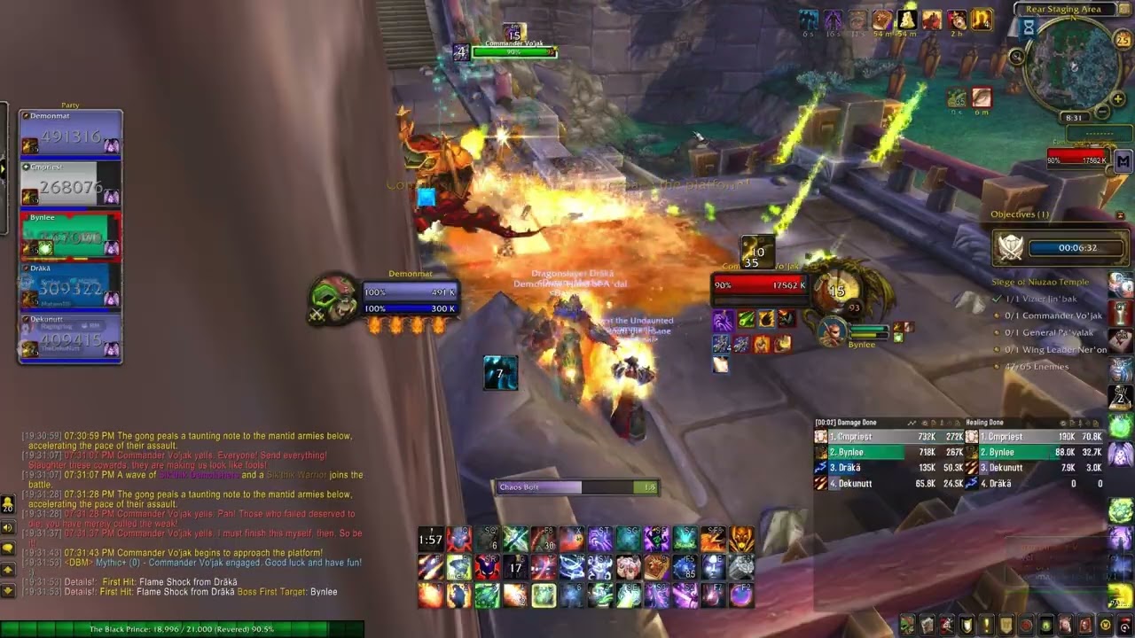 [Updated for Season 2] Siege of Niuzao Temple Challenge Mode Platinum Guide | MoP Classic
