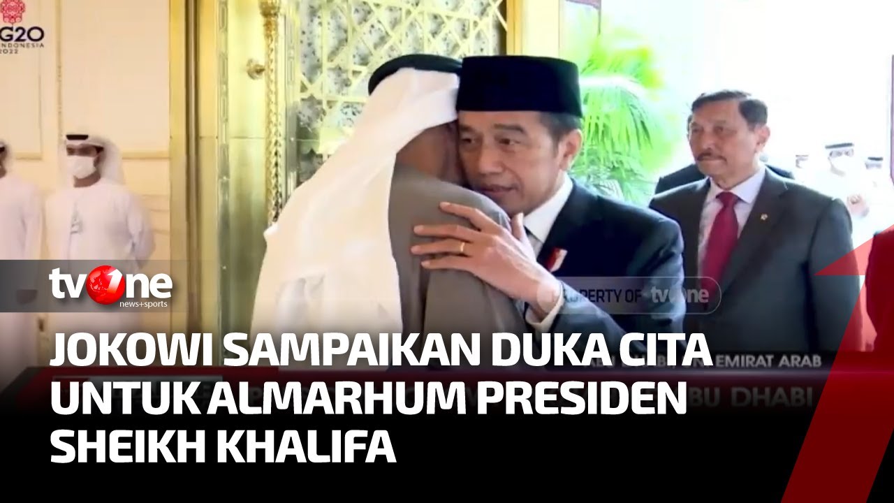 Singgah di Abu Dhabi, Jokowi Sampaikan Dukacita untuk Almarhum Presiden Sheikh Khalifa | tvOne