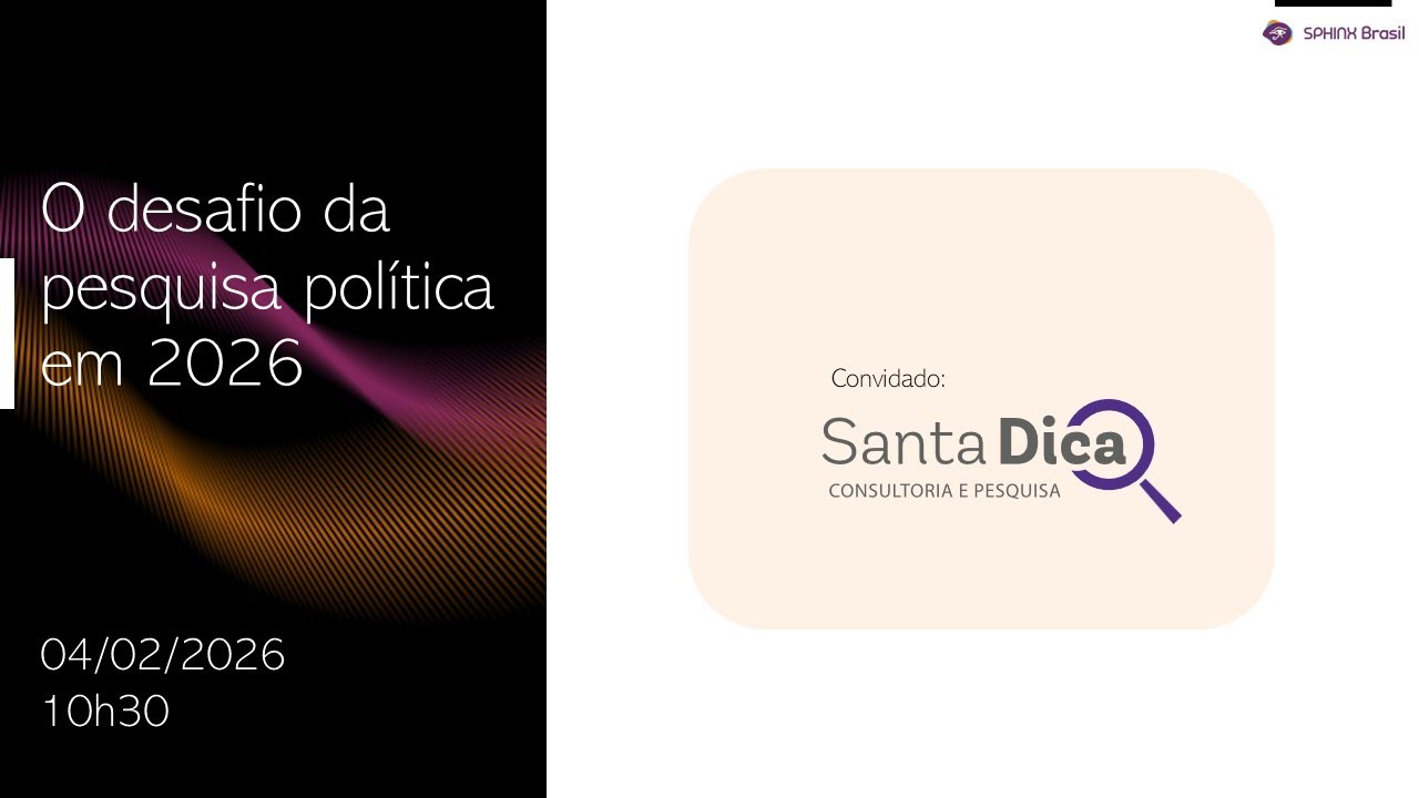Webinar - O Desafio da Pesquisa Política em 2026 (04/02/2026)