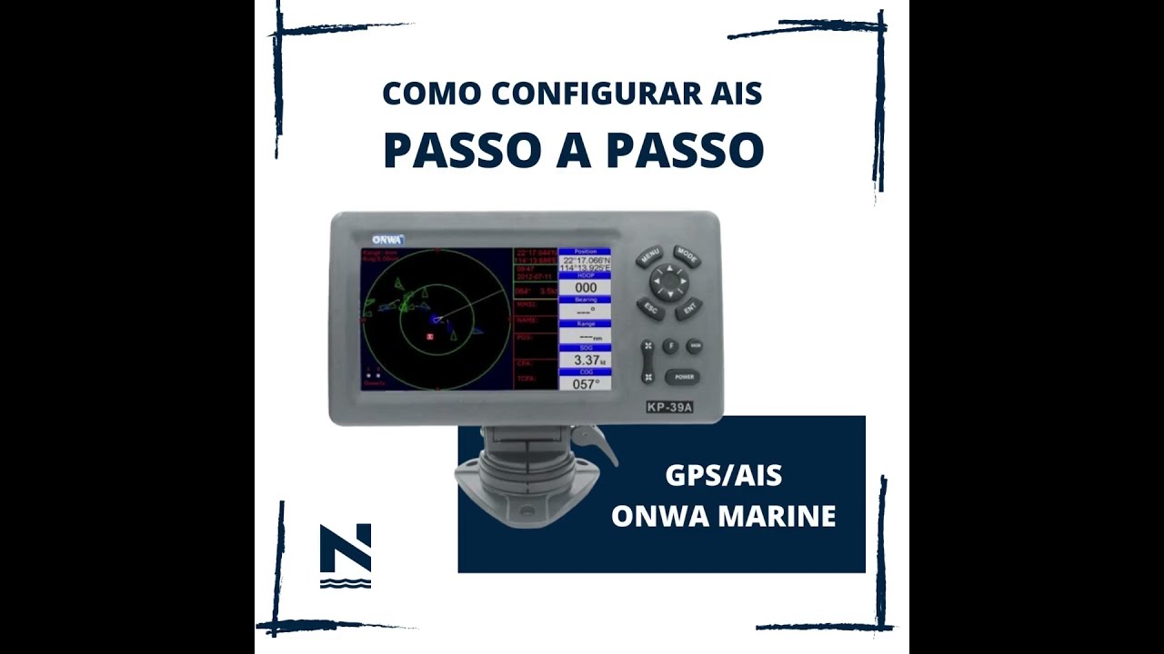 CONFIGURAÇÃO AIS E GPS ONWA MARINE