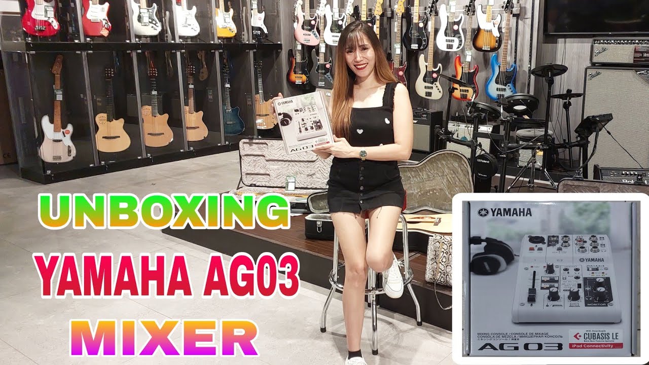 UNBOXING YAMAHA AG03 MIXER 🫰🩷🫶 Good For Streaming and Recording