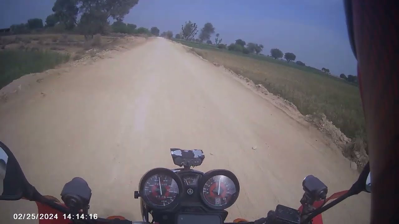Finally the end of off-road ride Reaching Sann restaurant for meetup Clip 21