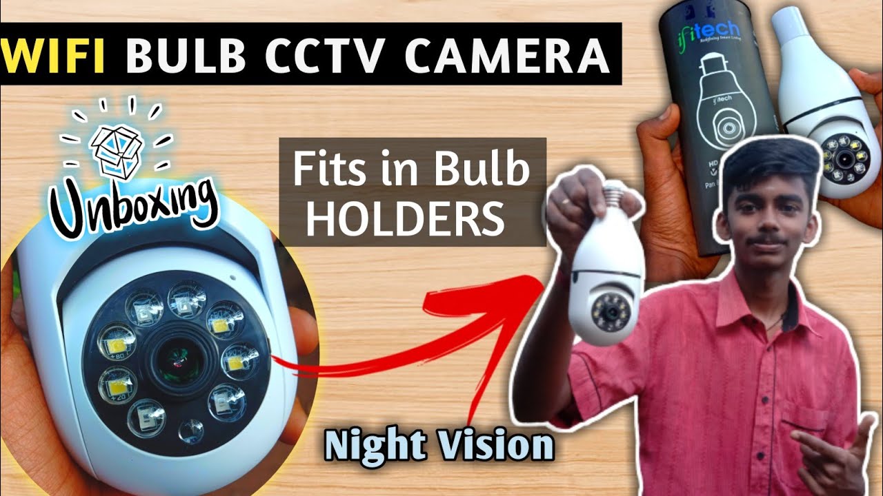 Unboxing IFITech Smart Bulb Camera | CCTV bulb camera | Malayalam | Gokulling dude
