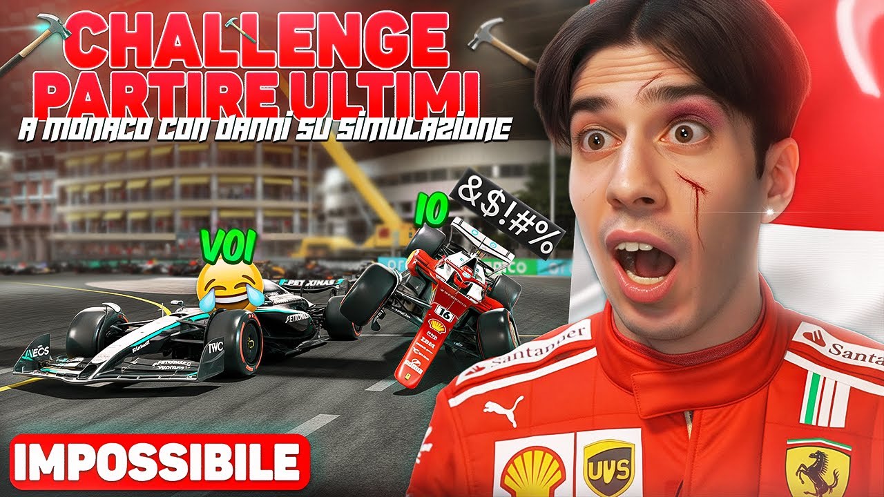 SI PUÒ VINCERE a MONACO con I DANNI SIMULAZIONE PARTENDO ULTIMO? CHALLENGE OPEN LOBBY