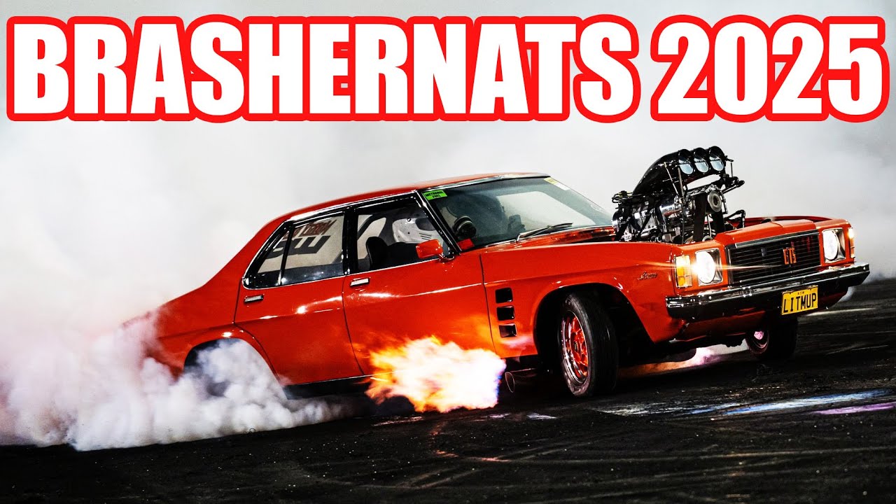 Insane FIREY Burnouts at Brashernats 2025!