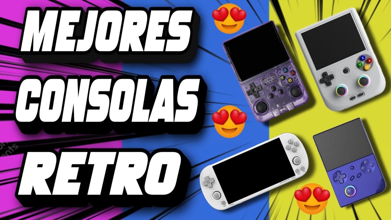 Las mejores CONSOLAS RETRO EMULADORAS 🔥 Guía de compra 2024, mis FAVORITAS 😍. #R36S, #K36, #Anbernic