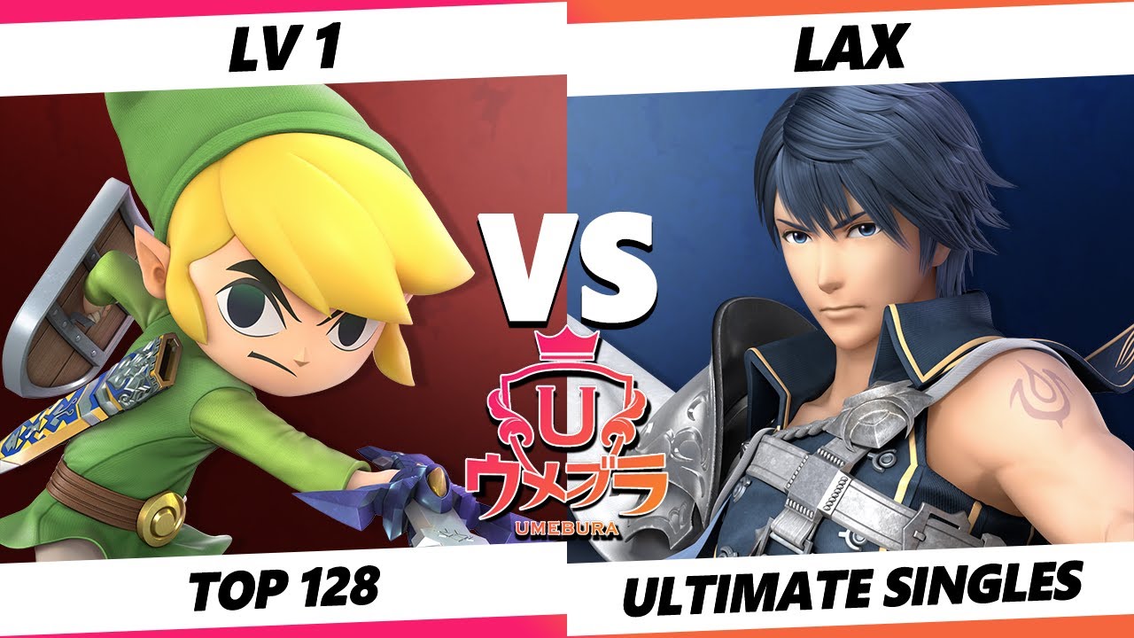 Umebura 10 - Lv.1 (Toon Link) Vs. Lax (Chrom) Smash Ultimate - SSBU