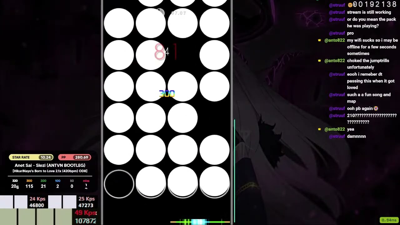 mastering the hardest 210bpm dense chordjack map with 95.75%