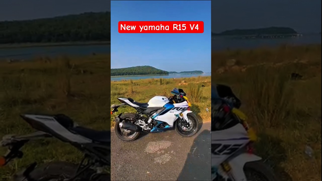 New rocket R15V4 bike 🚀💥 Pearl White 🚀 #r15v4 #vlog #r15v4shorts #automobile #r15allcolour #shorts