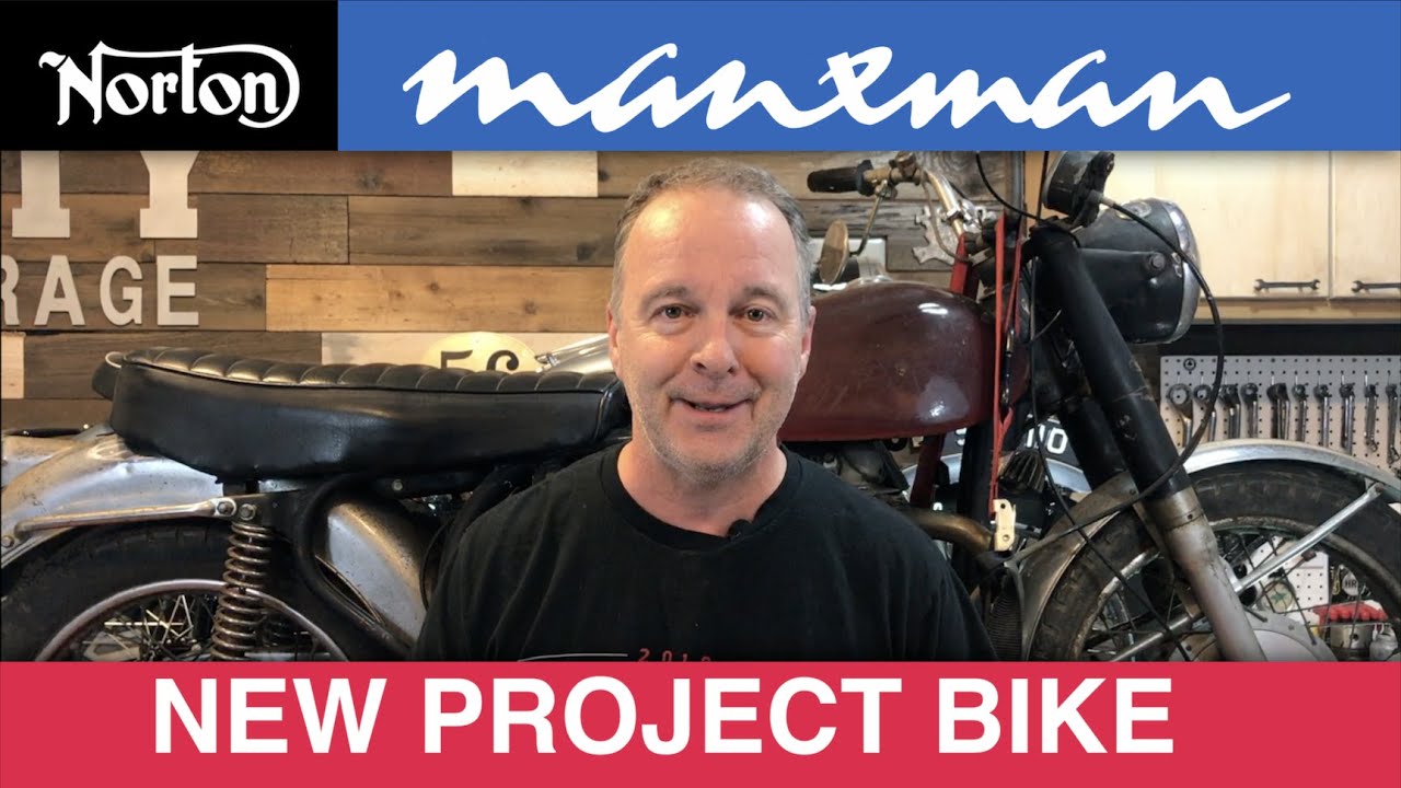 New vintage motorcycle project revealed! The First Production 1961 Norton Manxman 650