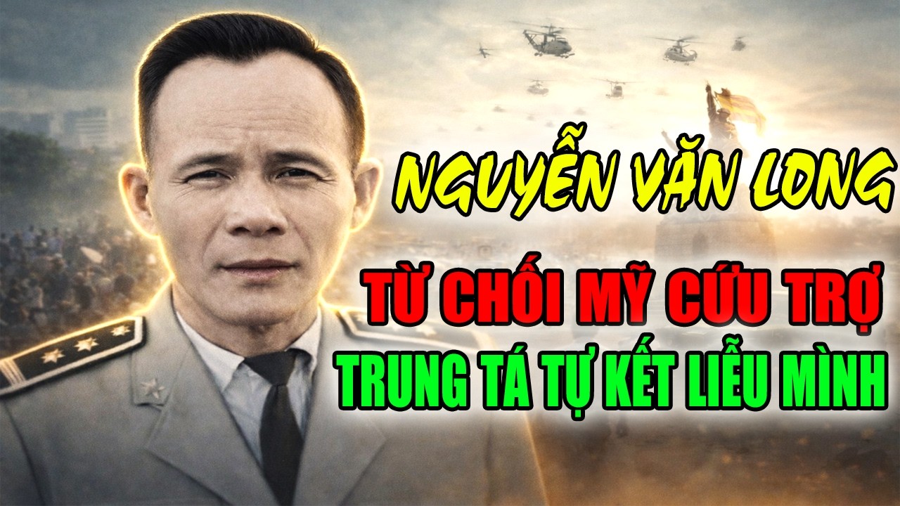 MỸ CỨU TRỢ DI TẢN- TRUNG TÁ CẢNH SÁT TỪ CHỐI, RỒI BẮN MỘT PHÁT SÚNG TỰ KẾT LIỄU MÌNH GIỮA TRƯA.