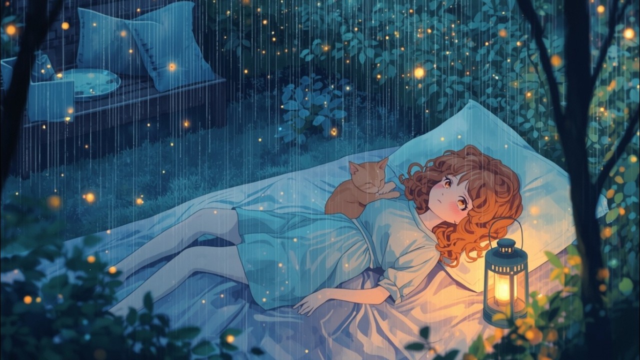 Moonlight Petals: Atmospheric Lofi for Midnight Journaling Under The Stars