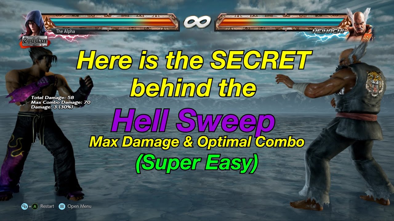 Here is the secret behind the Hell Sweep Max and Optimal Damage Combo