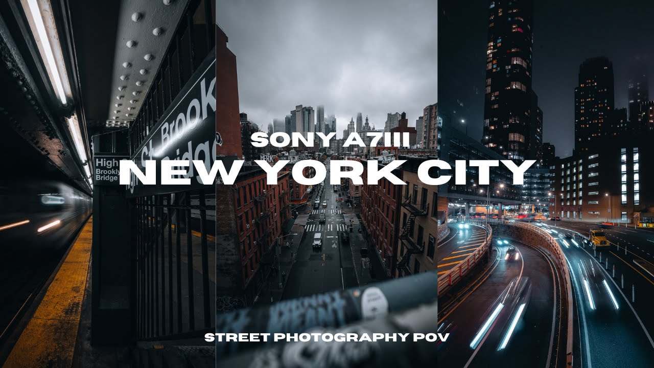 55 минут улиц Нью-Йорка 4K POV - Sony A7III