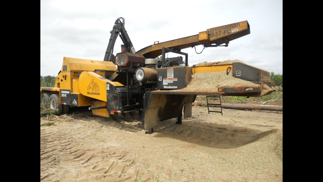 South Carolina Fuel Chipping and Logging Operation Part 1 of 2