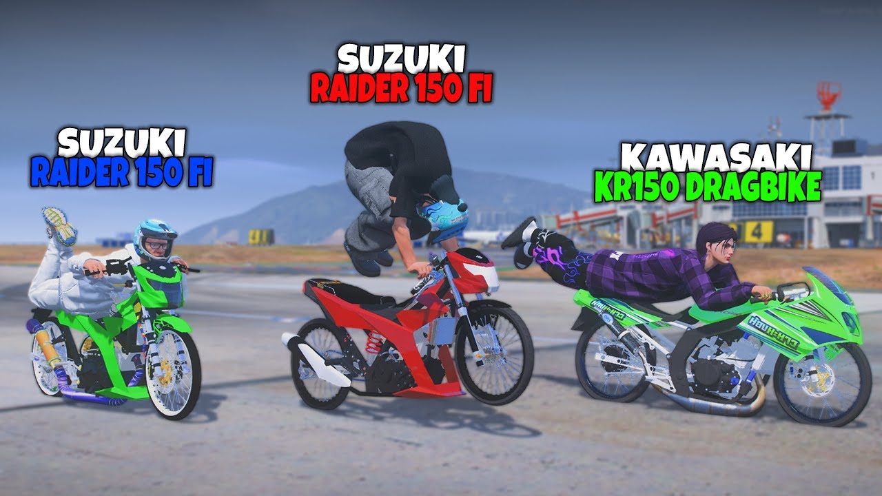 INTENSE DRAGRACING RAIDER 150 Fi vs KR150  sa GTA 5 (EASY MONEY!) | SnoopX