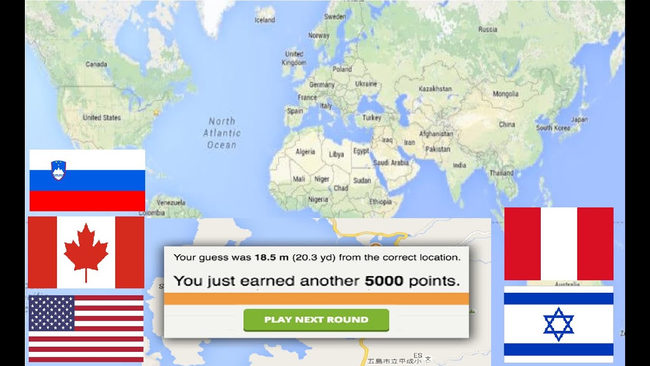 world map perfect score, mental locations