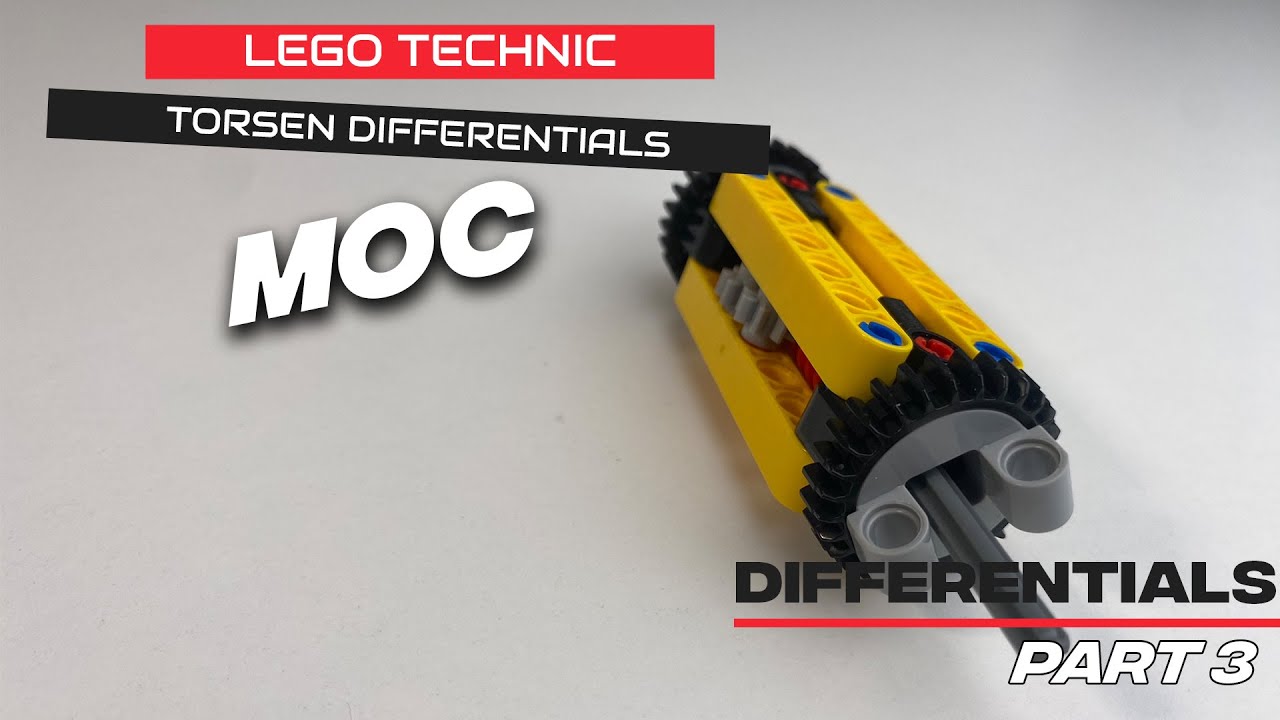 Lego Differentials - MOC Torsen Differential Part 3 (of 7)