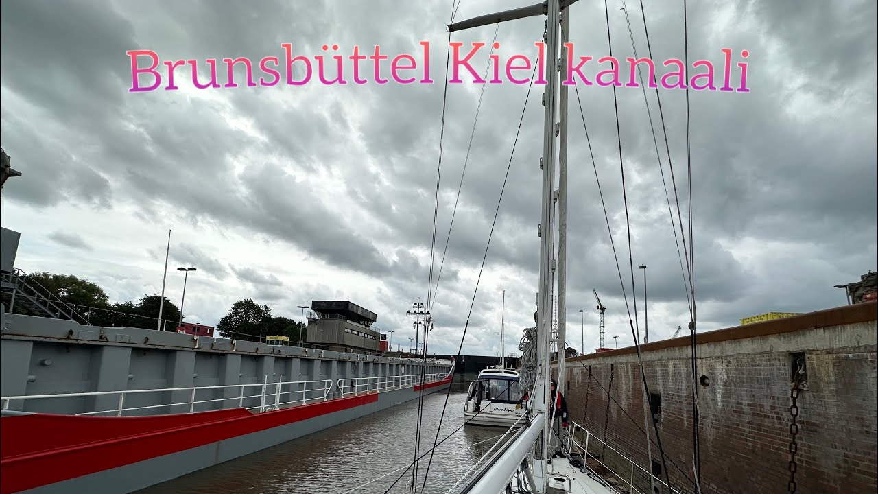 Päivä 17 ja 18. Purjehdus Brunsbüttel Kielin kanavalta pohjanmerelle Cuxhaveniin.