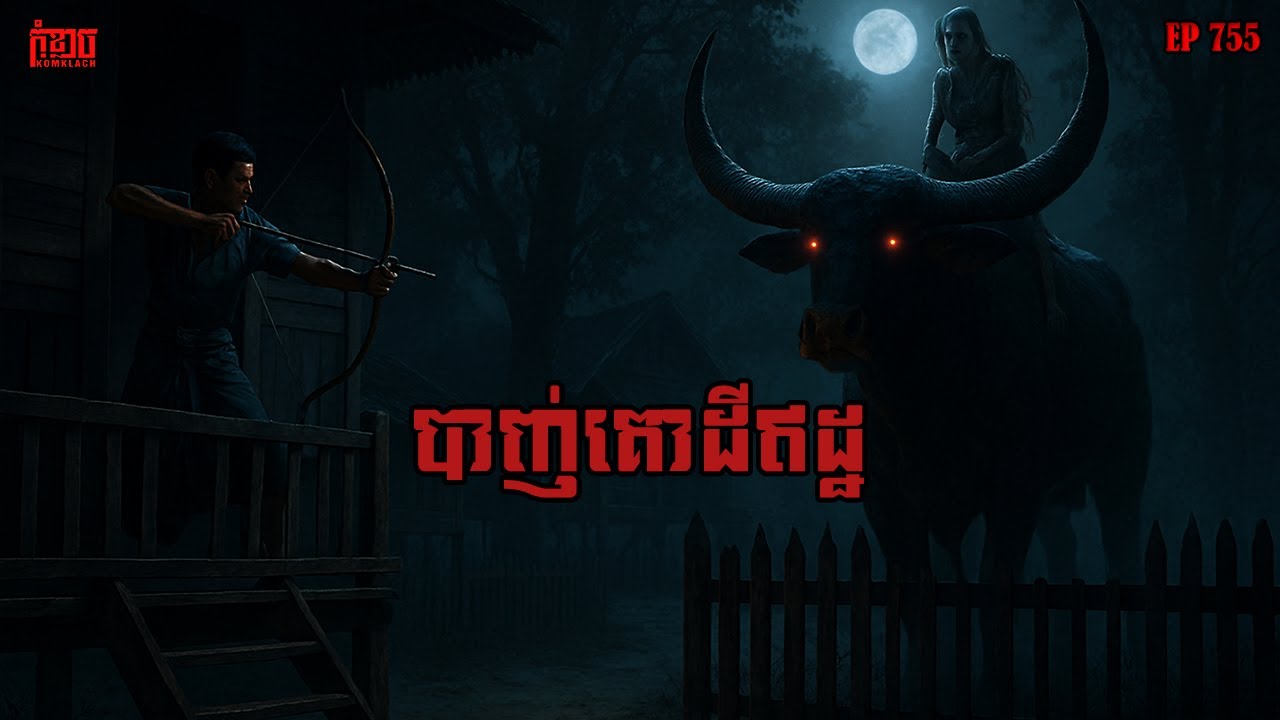 បាញ់គោដីឥដ្ឋ | កុំខ្លាច-KOMKLACH | Ghost Stories | និទានរឿងខ្មោច EP755