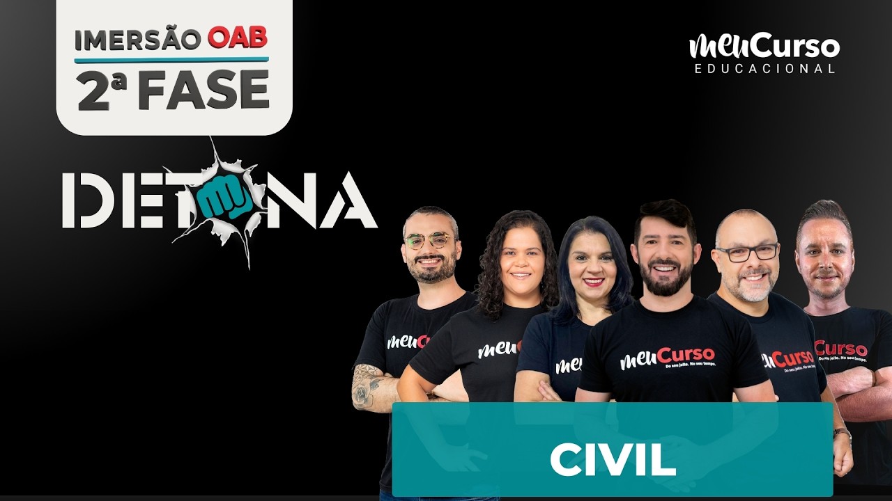 Detona OAB 2ª Fase | Civil | A Revisão Definitiva para o 45º Exame da OAB |