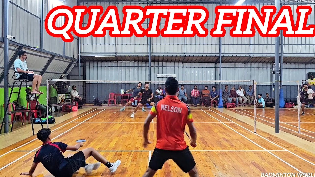 SOORAJ/JOSHUAL VS NIHAL/NELSON__|QF|ALL KERALA BADMINTON TOURNAMENT 2026#badminton #bwf #tournament 