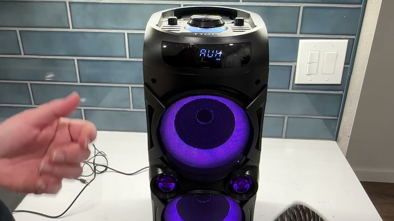 Обзор караоке-системы TYOTY, портативной PA-системы с большим Bluetooth-динамиком и функцией запи...