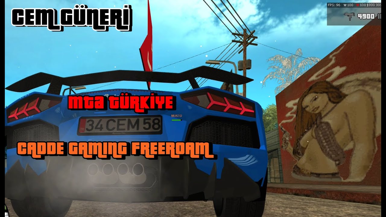 EN İYİ MTA TR FREEROAM SERVER'I BU OLABİLİR | MTA TÜRKİYE CADDE GAMING FREEROAM ( AÇIKLAMAYA BAK ⬇️)