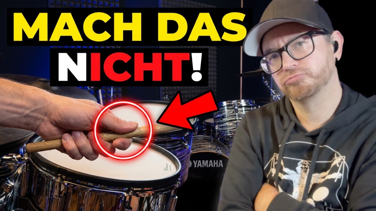 Schlagzeug Lernen: Vermeide diese Fehler bei der Finger Technik