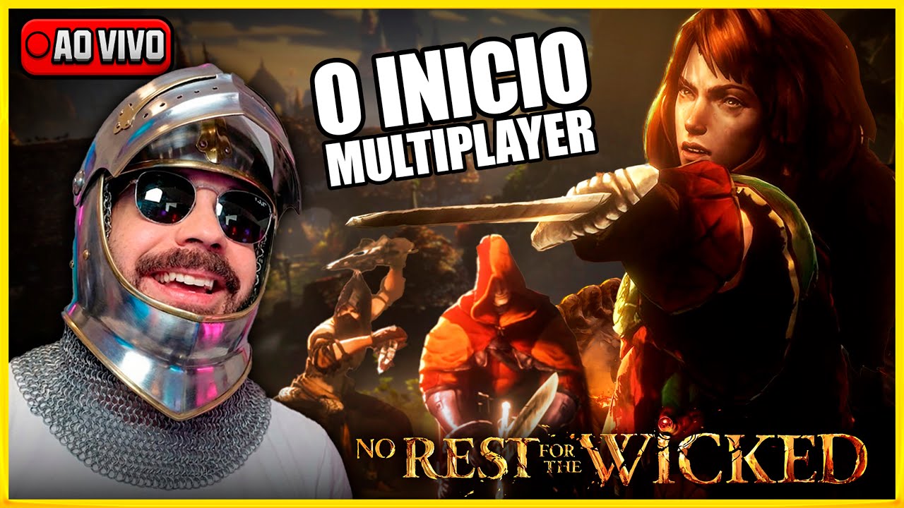 🚨 LANÇOU! O INÍCIO DO MULTIPLAYER AO VIVO em No Rest for the Wicked